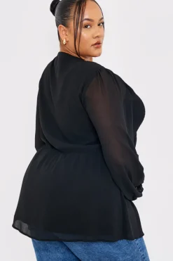Shirred Bust Smock Top|In the Style New