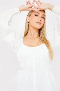 Shirred Button Down Blouse|In the Style New