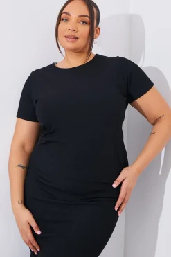Short Sleeve Stripe Reversible Co-Ord Top|In The Style Clearance