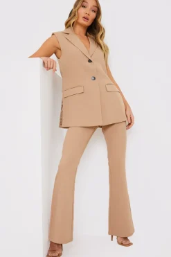 Sleeveless Oversized Blazer|In the Style Online