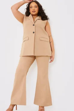 Sleeveless Oversized Blazer|In the Style Online