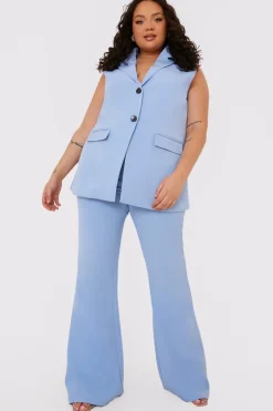 Sleeveless Oversized Blazer|In the Style Online