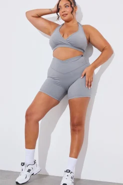 Soft Touch Medium Support Halter Neck Sports Bra|In the Style Discount