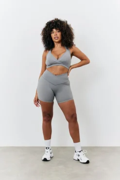 Soft Touch Medium Support Halter Neck Sports Bra|In the Style Discount