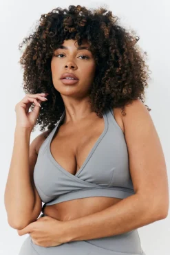 Soft Touch Medium Support Halter Neck Sports Bra|In the Style Discount