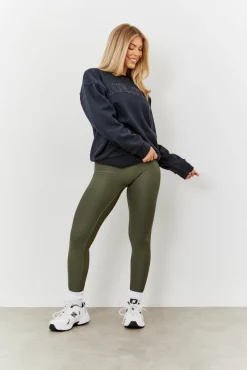 Soft Touch Seam Detail Leggings|In The Style New