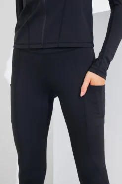Soft Touch Seam Detail Leggings|In The Style New