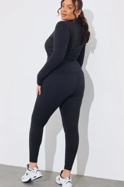 Soft Touch Seam Detail Leggings|In The Style New