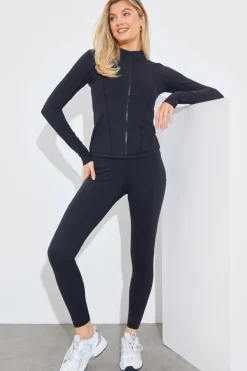 Soft Touch Zip Through Jacket|In the Style New