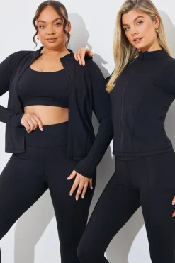 Soft Touch Zip Through Jacket|In the Style New