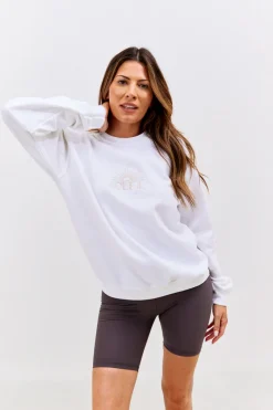 Soleil Graphic Crew Neck Jersey Sweatshirt|In The Style Best