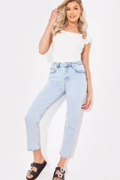 Square Neck Fitted Top|In The Style