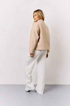 Button Front Pocket Detail Jacket|In the Style