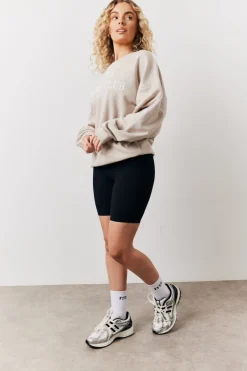 Leisure Club Graphic Oversized Sweatshirt|Fits Clearance