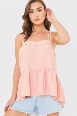 Strappy Smock Top|In the Style Clearance