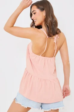Strappy Smock Top|In the Style Clearance