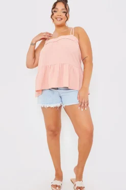 Strappy Smock Top|In the Style Clearance