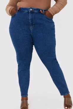 Stretch High Waisted Skinny Jeans|In The Style New