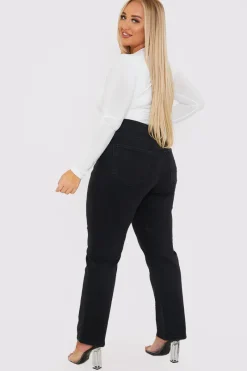 Stretch Mom Jeans|In The Style Discount