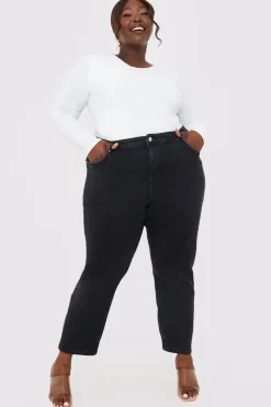 Stretch Straight Jeans|In The Style