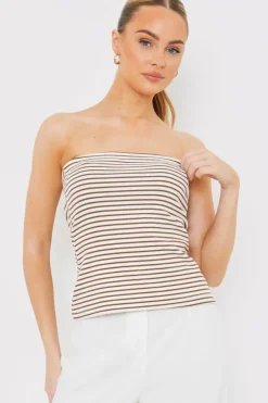 Stripe Bandeau Top|In the Style New