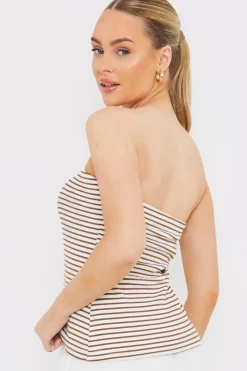 Stripe Bandeau Top|In the Style New