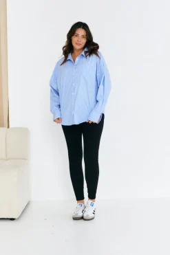 Stripe Oversized Poplin Shirt|In The Style Sale