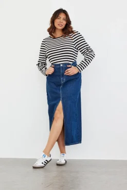 Striped Long Sleeve T-Shirt|In The Style Best