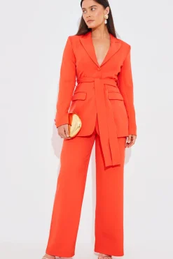 Tailored Belted Blazer|In The Style New