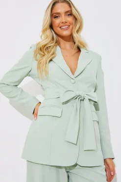 Tailored Belted Co-Ord Blazer|In the Style Discount