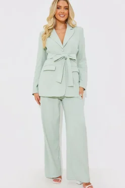Tailored Belted Co-Ord Blazer|In the Style Discount