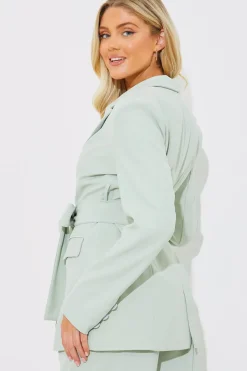 Tailored Belted Co-Ord Blazer|In the Style Discount