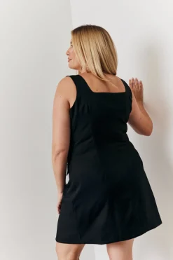 Tailored Button Through Mini Dress|In the Style Best