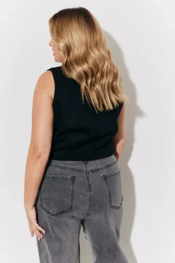 Tailored Button Through Waistcoat|In The Style Sale