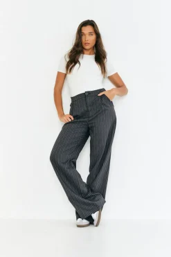 Tailored Pinstripe Co-Ord Trouser|In The Style Online