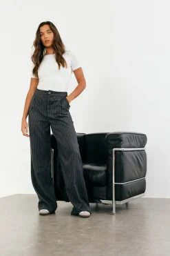 Tailored Pinstripe Co-Ord Trouser|In The Style Online