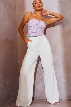 Tailored Wide Leg Trousers|In the Style Hot