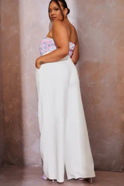 Tailored Wide Leg Trousers|In the Style Hot