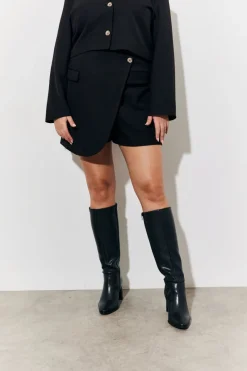 Tailored Wrap Mini Skort|In The Style New