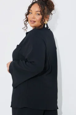 Textured Beach Co-Ord Shirt|In the Style Clearance