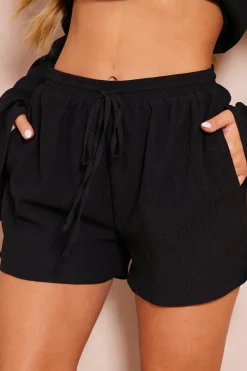 Textured Beach Co-Ord Short|In the Style