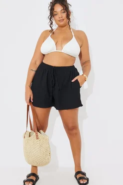 Textured Beach Co-Ord Short|In the Style
