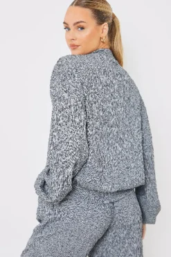 Textured Bomber Jacket|In the Style Outlet