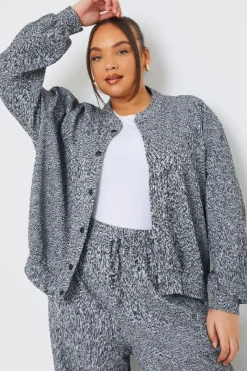 Textured Bomber Jacket|In the Style Outlet