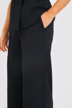 Textured Wide Leg Co-Ord Trousers|In the Style New