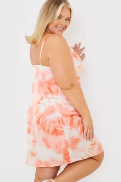 Tie Dye Cowl Neck Midi Dress|In The Style Outlet