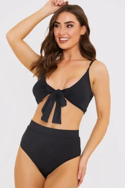 Tie Front Bikini Top|In the Style Outlet