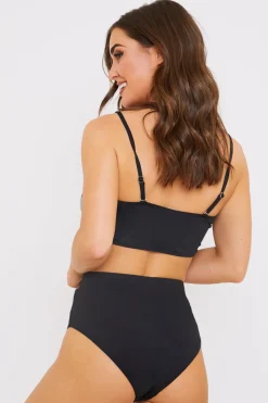 Tie Front Bikini Top|In the Style Outlet