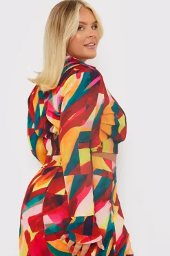 Tie Front Cropped Shirt|In the Style