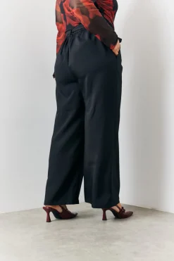 Tie Front Wide Leg Trouser|In the Style Hot
